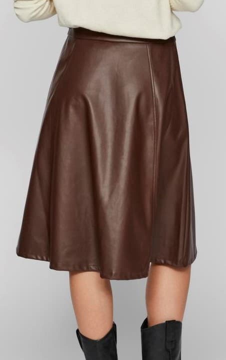 Vila - Vibrown HW Coated Skirt