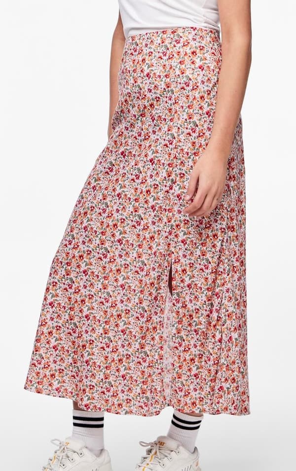 Pieces - pcNya HW Long Slit Skirt Ditsy Flower