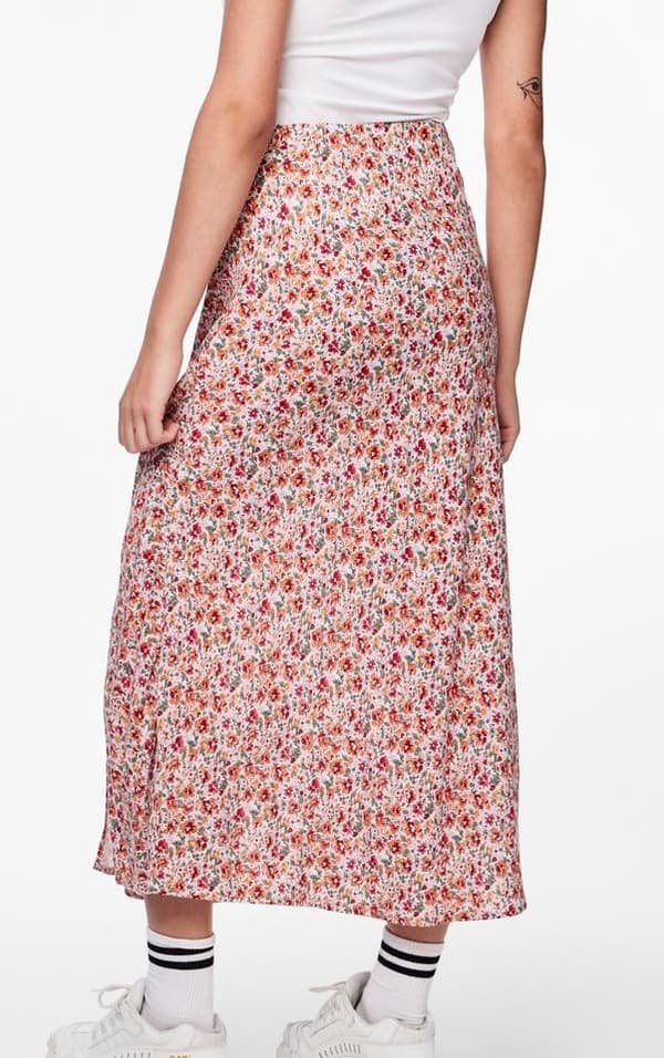 Pieces - pcNya HW Long Slit Skirt Ditsy Flower