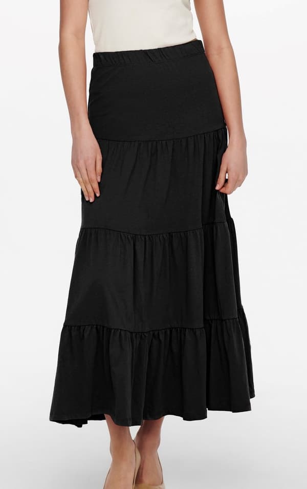 Only - onlMay Maxi Skirt Svart S