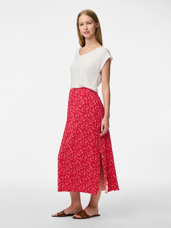 Pieces - pcFlora HW Midi Skirt