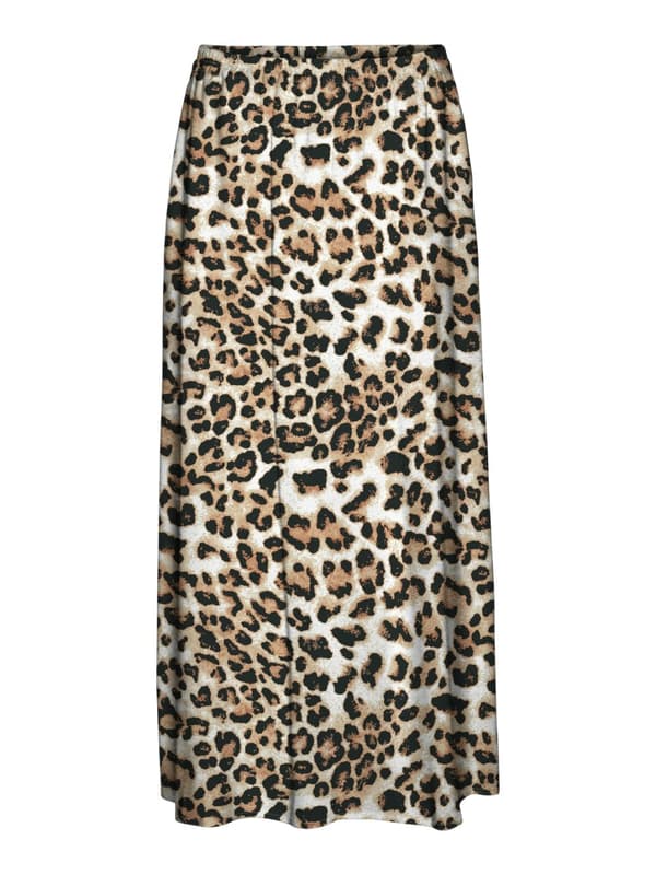 Vero Moda - vmEasy Joy Maxi Slit Skirt Leo Print