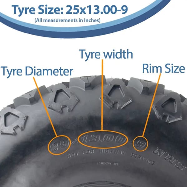 25x13.00-9 ATV apurengas ruohonleikkuri ruohonhoito UTV rengas 25 13 9 4ply renkaat yksi uusi