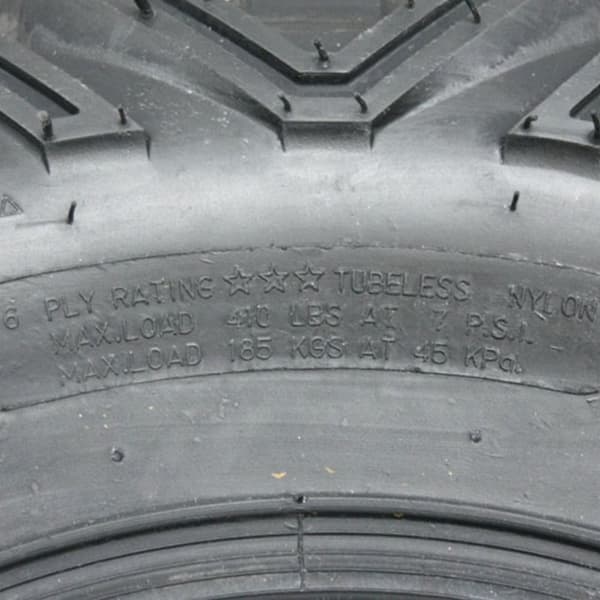 26x9.00-12 ATV-däck 6ply 7psi - Wanda P350 6ply Emarked, road legal, fyrhjulingsdäck.