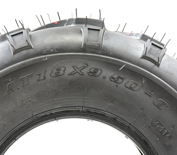 18x9.50-8 ATV fyrhjulingsdäck, släpvagn 18 950 8 däck Dirt trail road legal, Set om 4.