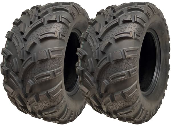 Quad-dæk 25x11-12 6ply Wanda E marked road legal extra wide offroad - sæt med 2 stk.