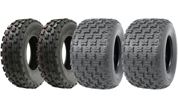 Slasher ATV quad-dæk 21x7-10 /20x10-9 Wanda Race road legal E marked, sæt med 4 stk.