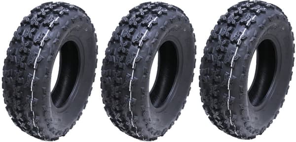 21x7.00-10 Slasher ATV Quad Dæk WP01 Wanda Race 6ply E marked Dæk (Sæt med 3)