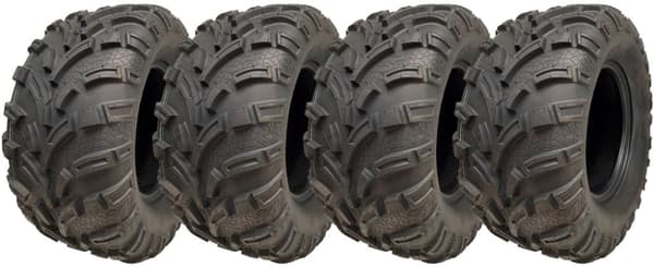 25x11.00-12 Quad ATV renkaat 6ply Wanda P373A E-Marked Road Legal Renkaat (4 kpl)