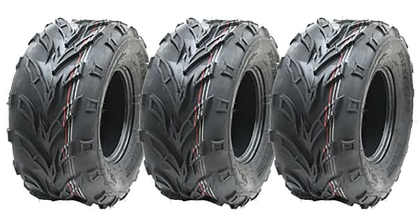 18x9.50-8 ATV Quad-dæk Wanda P361 Dirt Trail E-Marked Road Legal (sæt med 3)