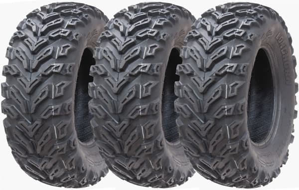 25x8.00-12 Quad ATV-dæk 6ply Wanda P3103 E-Marked Road Legal-dæk (sæt med 3)