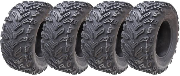 25x10.00-12 Quad ATV renkaat 6ply Wanda P3103 E-Marked Road Legal Renkaat (4 kpl)