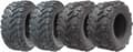Miniatyrbild 1 av 9: 25x10.00-12 & 25x12.50-12 Quad ATV Däck 6ply Wanda Over Sized (Set om 2 & 2)