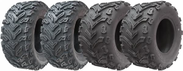 25x10.00-12 & 25x12.50-12 Quad ATV Däck 6ply Wanda Over Sized (Set om 2 & 2)