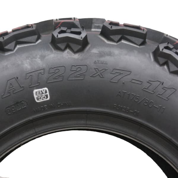 22x7.00-11 ATV Quad renkaat 6ply Wanda P3123 Road Legal edessä 175/80-11 (4 kpl)
