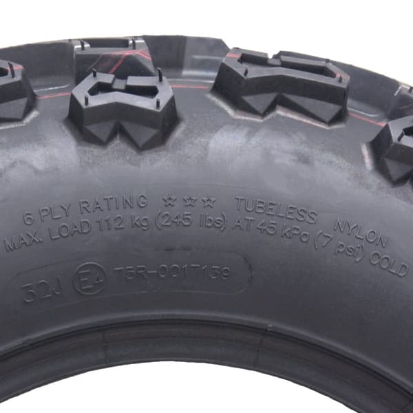 22x7.00-11 ATV Quad renkaat 6ply Wanda P3123 Road Legal edessä 175/80-11 (4 kpl)