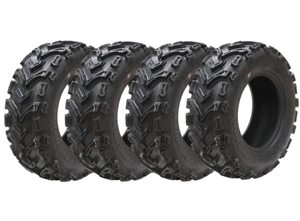 22x7.00-11 ATV Quad Dæk 6ply Wanda P3123 Road Legal front 175/80-11 (Sæt med 4)