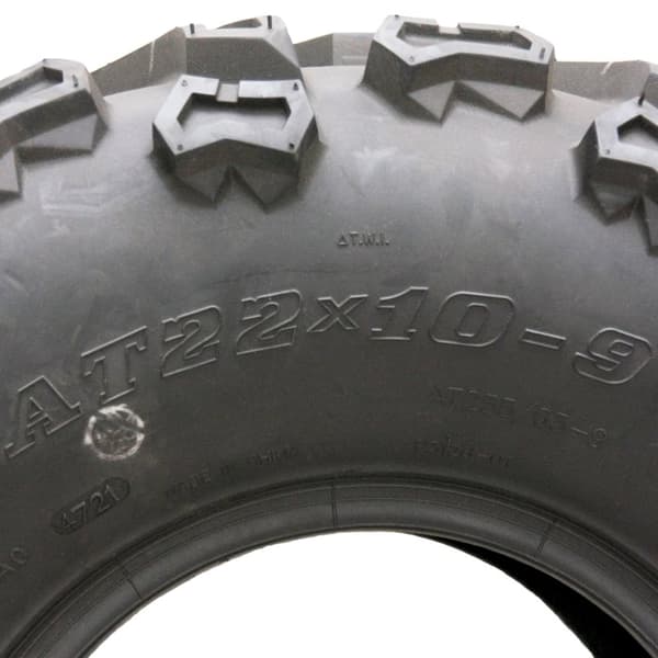 22x10.00-9 ATV Quad renkaat 6ply Wanda P3128 Road Legal Takarenkaat 255/65-9 (4 kpl)