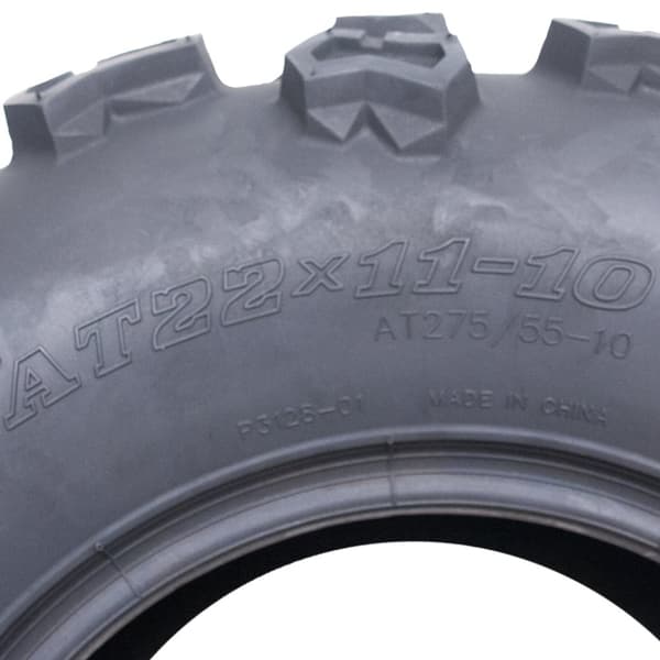 22x11.00-10 ATV Quad Däck 6ply Wanda P3128 E-Marked Road Legal Bak (Set om 3)