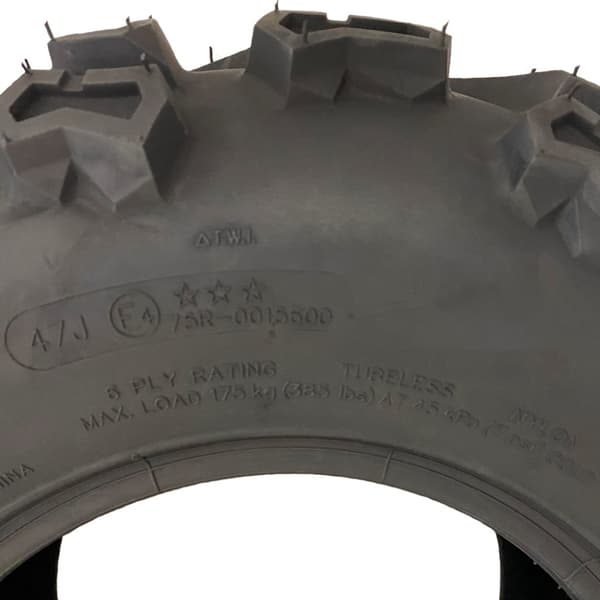 22x11.00-10 ATV Quad Däck 6ply Wanda P3128 E-Marked Road Legal Bak (Set om 3)