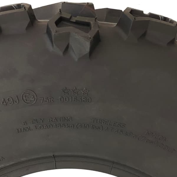 26x9.00-12 Quad ATV Renkaat 6ply Wanda P3128 E-Marked Road Legal Renkaat (2 kpl)