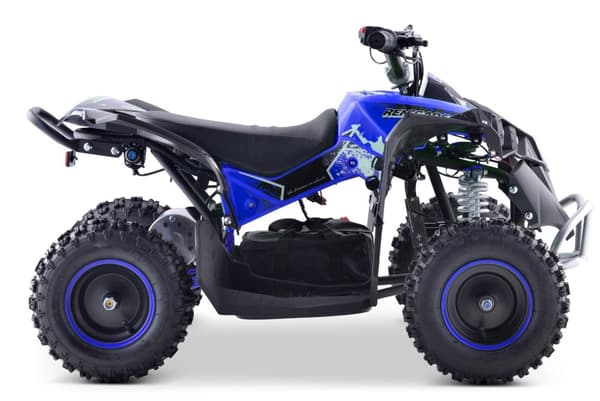 EL Mini ATV Renegade 1000W m/hastighetsbegränsare+ljus Blå