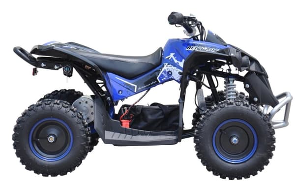EL Mini ATV Renegade 1000W m/hastighetsbegränsare+ljus Blå