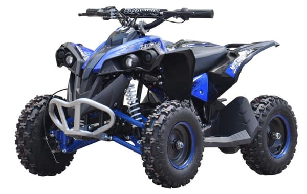 EL Mini ATV Renegade 1000W m/hastighetsbegränsare+ljus Blå