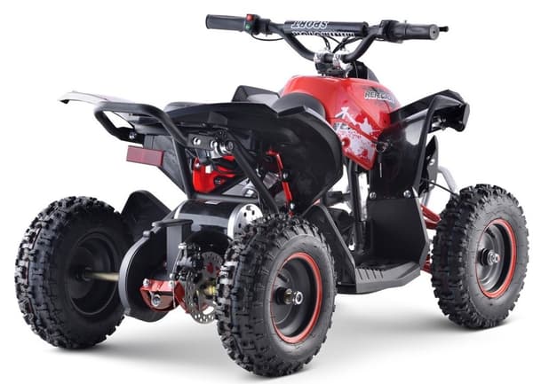 EL Mini ATV Renegade 1000W m/hastighetsbegränsare+ljus Röd
