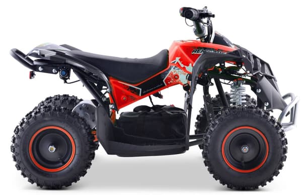 EL Mini ATV Renegade 1000W m/hastighetsbegränsare+ljus Röd