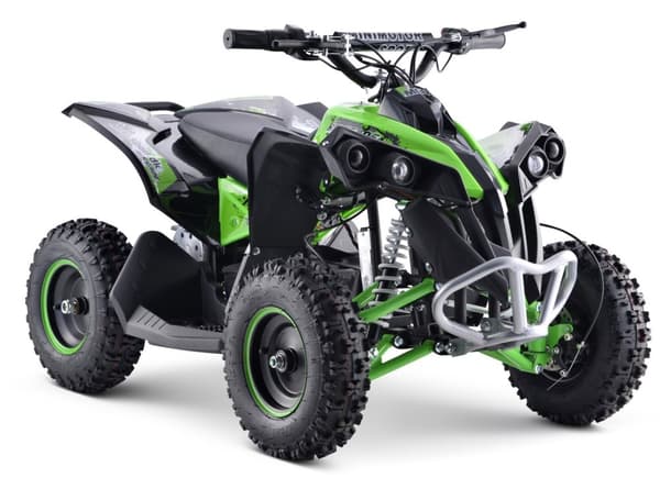 EL Mini ATV Renegade 1000W m/hastighetsbegränsare+ljus Grön
