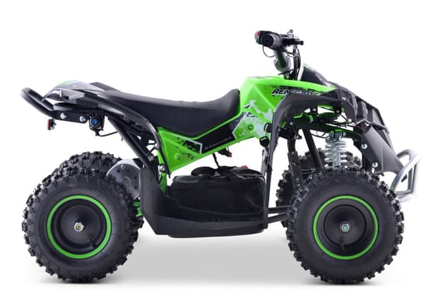 EL Mini ATV Renegade 1000W m/hastighetsbegränsare+ljus Grön