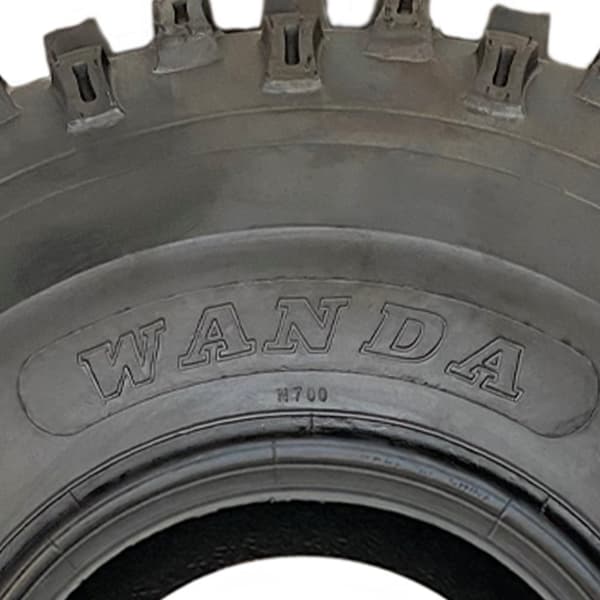 22x11.00-8 Knobby ATV Quad Trailer-dæk 4-lags Wanda P322 Road Legal (sæt med 3)