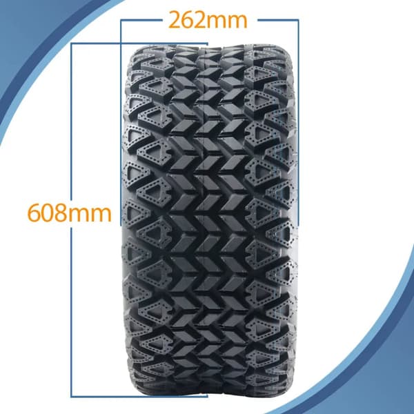 25x10.00-12 Wanda YG3266 6-kertainen E-merkitty hyötyajoneuvon rengas 25 10 12 UTV-rengas - 2 kpl sarja