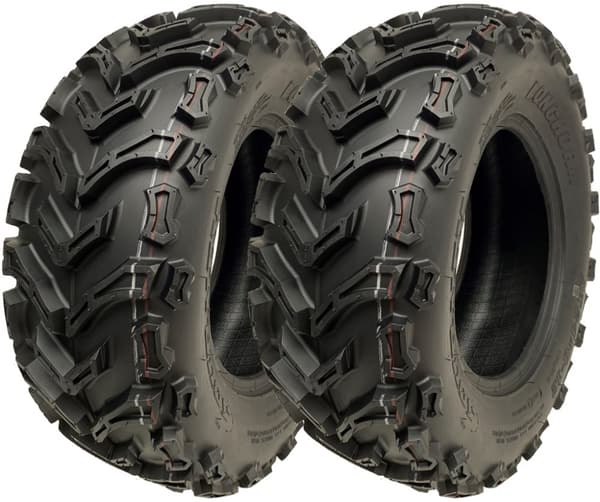 24x8.00-12 Quad ATV-dæk 6ply Wanda P3128 E-Marked Road Legal 40J (sæt med 2)