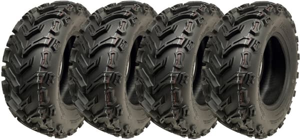 24x8.00-12 Quad ATV Däck 6ply Wanda P3128 E-Marked Road Legal 40J (uppsättning av 4)