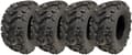 Miniatyrbillede 1 af 9: 24x10.00-11 Quad ATV-dæk 6ply Wanda P3128 E-Marked Road Legal-dæk (sæt med 4)