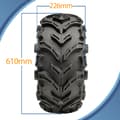 Miniatyrbild 3 av 9: 24x9.00-11 Quad ATV-däck 6ply Wanda P3128 Tubeless Speed & Load 45J framdäck