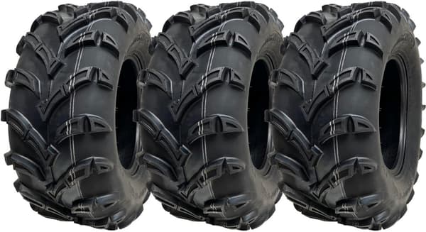 25x10.00-12 ATV Quad Dæk 6ply Wanda P377 E-Marked Road Legal 50J (Sæt med 3)