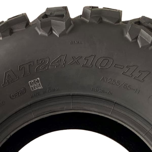 24x10.00-11 & 24x9.00-11 ATV Quad Däck 6ply P3128 Slanglösa 45J & 48J (uppsättning av 4)