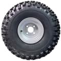 Miniatyrbillede 3 af 9: 22x11.00-8 Utility ATV-dæk P334 Grass Wheel 4ply 100mm PCD stålfælg (sæt med 2)
