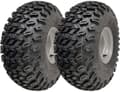 Miniatyrbillede 1 af 9: 22x11.00-8 Utility ATV-dæk P334 Grass Wheel 4ply 100mm PCD stålfælg (sæt med 2)