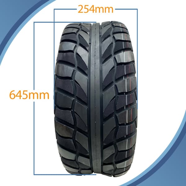 25x10.00-12 (255/65-12) ATV-dæk 6ply WP08 OBOR Beast 54N Road Legal (sæt med 3)