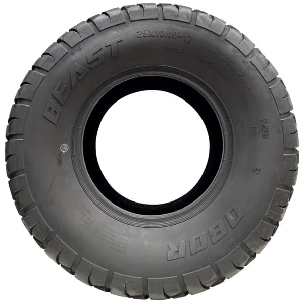 25x10.00-12 (255/65-12) ATV-dæk 6ply WP08 OBOR Beast 54N Road Legal (sæt med 3)