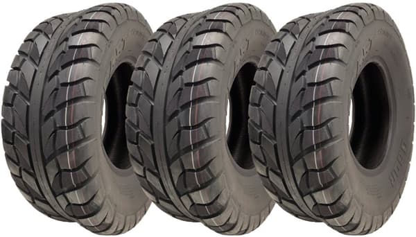 25x10.00-12 (255/65-12) ATV-dæk 6ply WP08 OBOR Beast 54N Road Legal (sæt med 3)