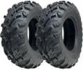 Miniatyrbillede 1 af 9: 25x10.00-12 (255/65-12) 4-lags ATV-dæk P3080 OBOR Pinacle Road Legal (sæt med 2)