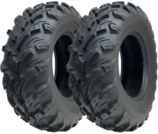 25x10.00-12 (255/65-12) 4-lags ATV-dæk P3080 OBOR Pinacle Road Legal (sæt med 2)