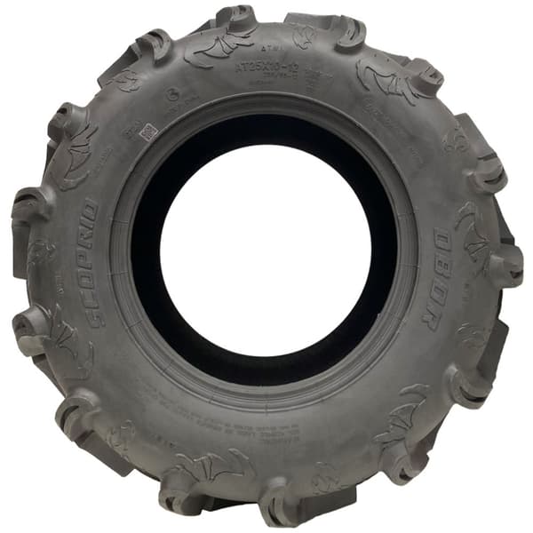 25x10.00-12 & 25x8.00-12 ATV 6ply dæk WU24 OBOR Scoprio Road Legal (sæt med 4)