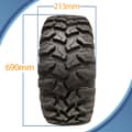 Miniatyrbillede 3 af 9: 27x9.00R14 ATV-dæk 8ply P3137 OBOR 225/70R14 Outslope 73J Road Legal (sæt med 2)