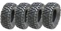 Miniatyrbillede 1 af 8: 26x9.00-12 & 26x11.00-12 Quad ATV-dæk 6ply Wanda E-Marked Legal (sæt med 2 & 2)